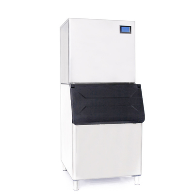 280 кг / 24 ч Водяное охлаждение Полумесяц Ice Cube Maker с электрической панелью управления сенсорной панелью