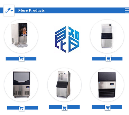 LZ-80 660W Ice Cube Machine Maker 40kg Capacity 24 Hours Импортированный компрессор для штанги