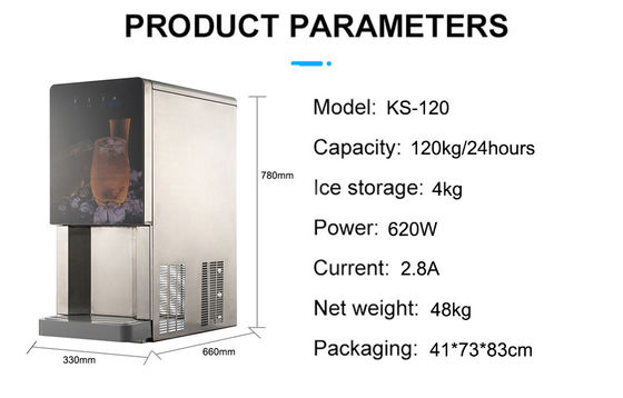 220V KS-120 Ледокольный водораспределитель холодильник для ледокола 180г заполняющая емкость