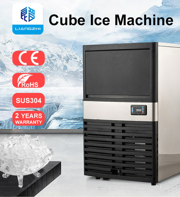 Коммерческая 30 кг емкость хранения льда LZ-120 Ice Cube Maker 2024 Shenzhen Cube Ice Machine