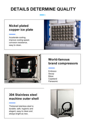 660*720*820мм LZ-150 кубическая ледяная машина с компрессором Embraco по доступной цене