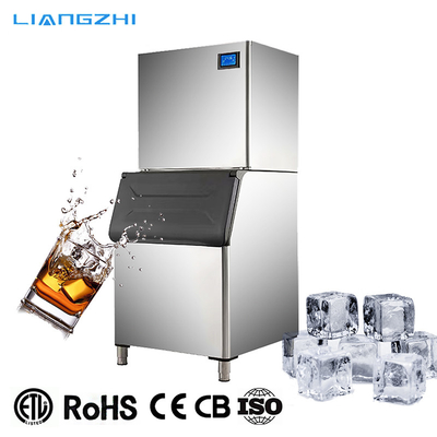 Электрический ток 7.5A Ice Cube Maker 220 кг 24 часа LZ-500 назад Манитовок Коммерческий